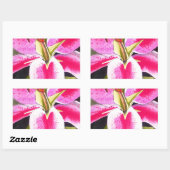 Sticker Rectangulaire Fleur d'aquarelle de la pop art Tenerife (Feuille)