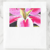 Sticker Rectangulaire Fleur d'aquarelle de la pop art Tenerife (Sac)