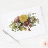 Sticker Rectangulaire Fleur de chrysanthème mère florale (Enveloppe)