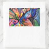 Sticker Rectangulaire Fleur de dreamland (Sac)