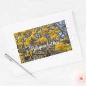 Sticker Rectangulaire Fleur de la nature (Enveloppe)