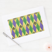 Sticker Rectangulaire Fleur de lis (Enveloppe)