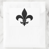 Sticker Rectangulaire Fleur de lis Motif Classic (Sac)