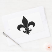 Sticker Rectangulaire Fleur de lis Motif Classic (Enveloppe)