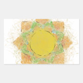 Sticker Rectangulaire Fleur Ethereal Lotus (Devant)