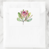 Sticker Rectangulaire Fleur Protea (Sac)