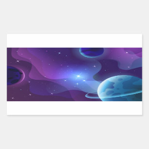 Sticker Rectangulaire Fleur sauvage aquarelle