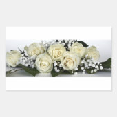 Sticker Rectangulaire Fleurs  (Devant)