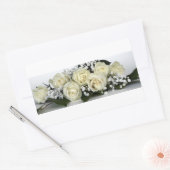 Sticker Rectangulaire Fleurs  (Enveloppe)