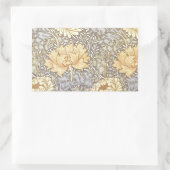 Sticker Rectangulaire Fleurs de chrysanthème de William Morris (Sac)