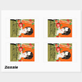 Sticker Rectangulaire Fleurs de France parfum 1925 (Feuille)