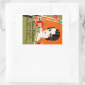 Sticker Rectangulaire Fleurs de France parfum 1925 (Sac)