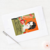 Sticker Rectangulaire Fleurs de France parfum 1925 (Enveloppe)