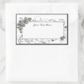 Sticker Rectangulaire Fleurs de pommier (Sac)
