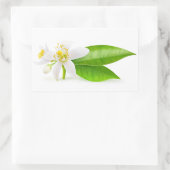 Sticker Rectangulaire Fleurs d'oranger (Sac)