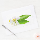 Sticker Rectangulaire Fleurs d'oranger (Enveloppe)