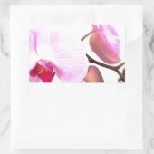Sticker Rectangulaire Fleurs d'orchidées aziza (Sac)