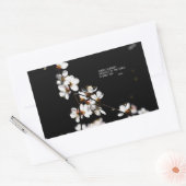 Sticker Rectangulaire Fleurs Sakura (Enveloppe)