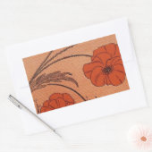 Sticker Rectangulaire Fleurs sauvages (Enveloppe)