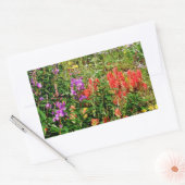 Sticker Rectangulaire Fleurs sauvages des Rocheuses (Enveloppe)