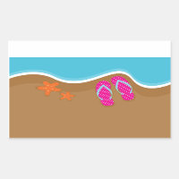 Flip Flops sur le sable