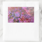 Sticker Rectangulaire Flocon de neige Abstrait (Sac)