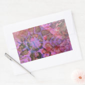 Sticker Rectangulaire Flocon de neige Abstrait (Enveloppe)