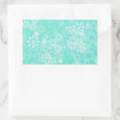 Sticker Rectangulaire flocons de neige (Sac)