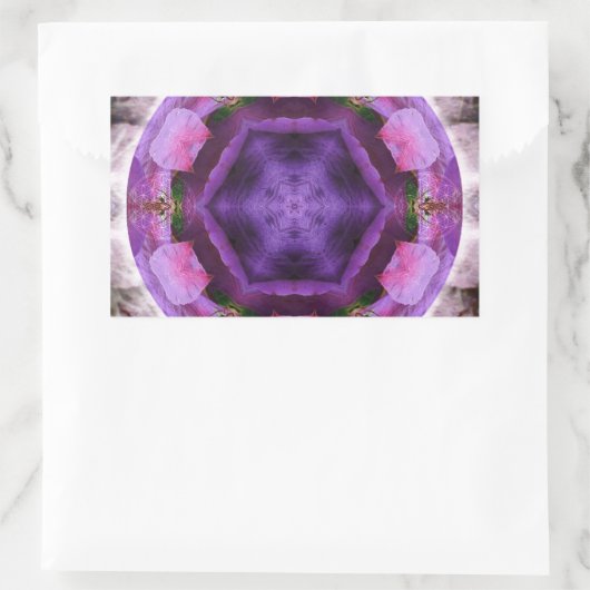 Sticker Rectangulaire Floraison (Sac)