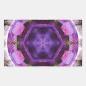 Sticker Rectangulaire Floraison (Devant)