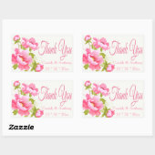 Sticker Rectangulaire Floral (Feuille)