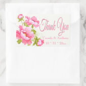 Sticker Rectangulaire Floral (Sac)