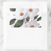 Sticker Rectangulaire Floral Art de Roses (Sac)