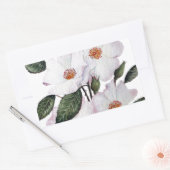 Sticker Rectangulaire Floral Art de Roses (Enveloppe)