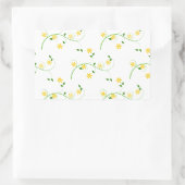 Sticker Rectangulaire Flore et Fleurs (Sac)