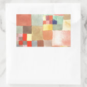 Sticker Rectangulaire Flore sur le sable par Paul Klee (Sac)