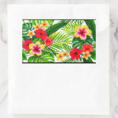 Sticker Rectangulaire Flore tropicale (Sac)