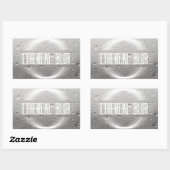 Sticker Rectangulaire flou éthéré (Feuille)