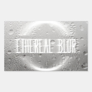 Sticker Rectangulaire flou éthéré