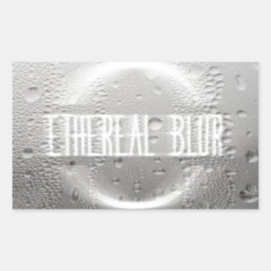 Sticker Rectangulaire flou éthéré (Devant)