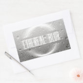 Sticker Rectangulaire flou éthéré (Enveloppe)