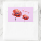 Sticker Rectangulaire Flower (Sac)