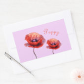 Sticker Rectangulaire Flower (Enveloppe)