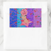 Sticker Rectangulaire Flower Renewal (Sac)