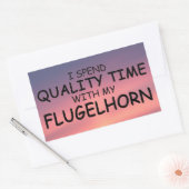 Sticker rectangulaire Flugelhorn Time (Enveloppe)