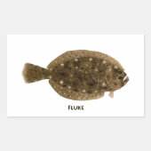 Sticker Rectangulaire Fluke (Devant)