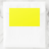 Sticker Rectangulaire Fluo jaune pur plaisir à la Personnaliser (Sac)