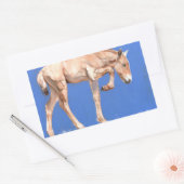 Sticker Rectangulaire Foal de Przewalski 2012 (Enveloppe)