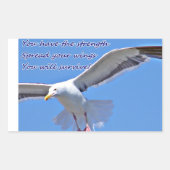 Sticker Rectangulaire Foi & Force_ (Devant)