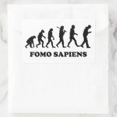 Sticker Rectangulaire Fomo Sapiens (Sac)